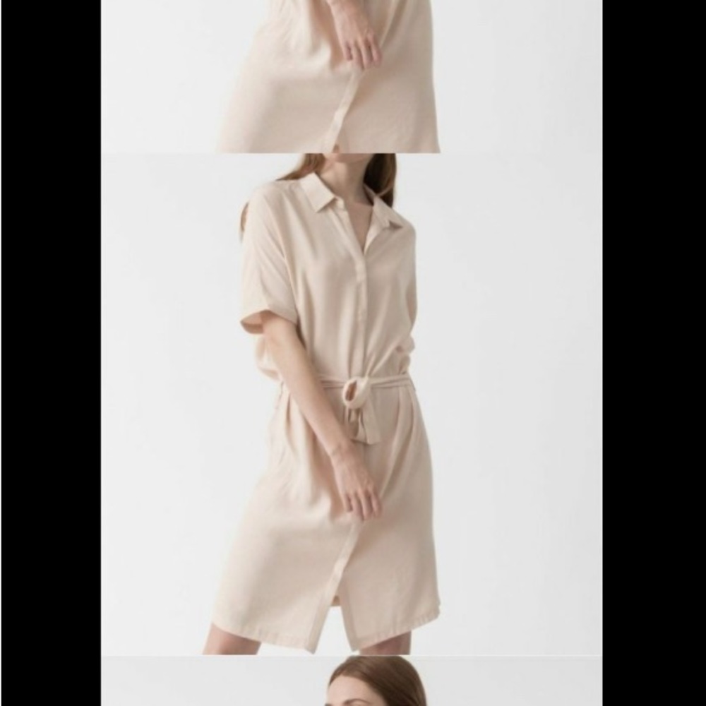 Naïf Montreal shirt dress in blush pink - Size L